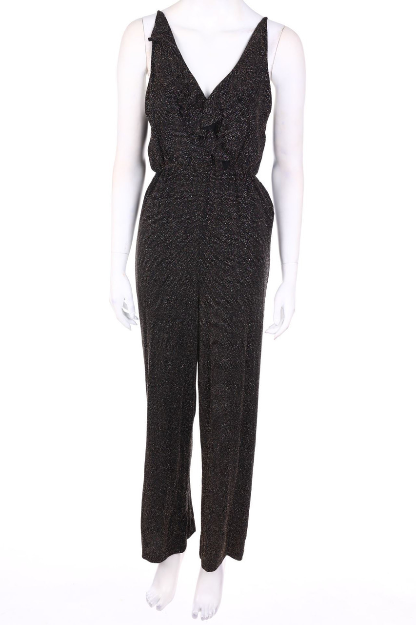 TALLY WEiJL - Glitter-Jumpsuit with Volants - S