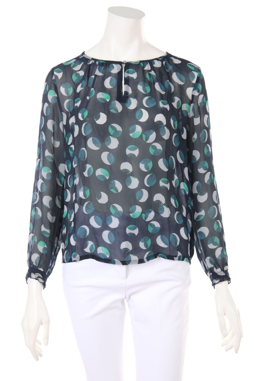 iheart - Silk Blouse with Dots - XS