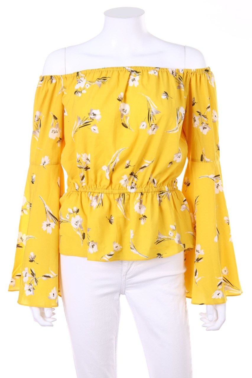 Voyelles - Off-the-shoulder blouse with floral print - M