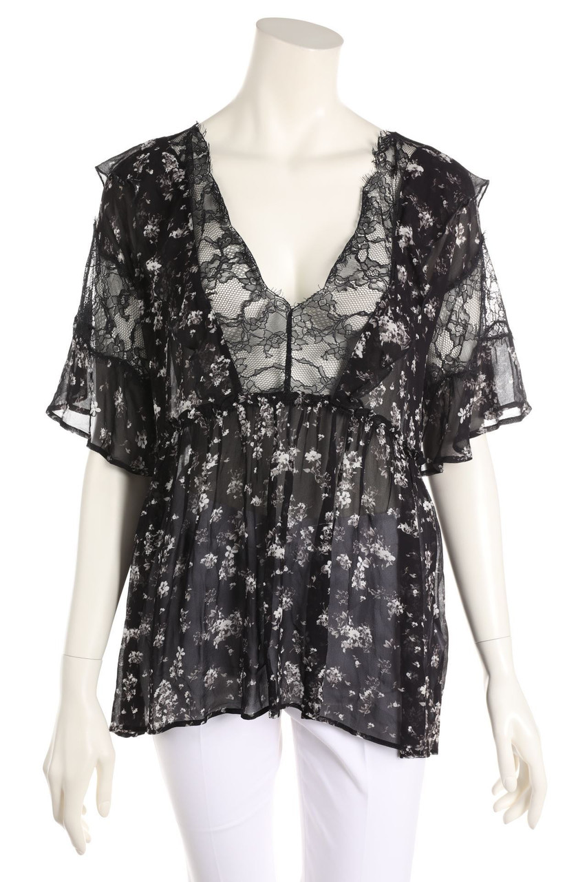 TWINSET SIMONA BARBIERI - Print-Bluse mit 3/4-Ärmel - D 38