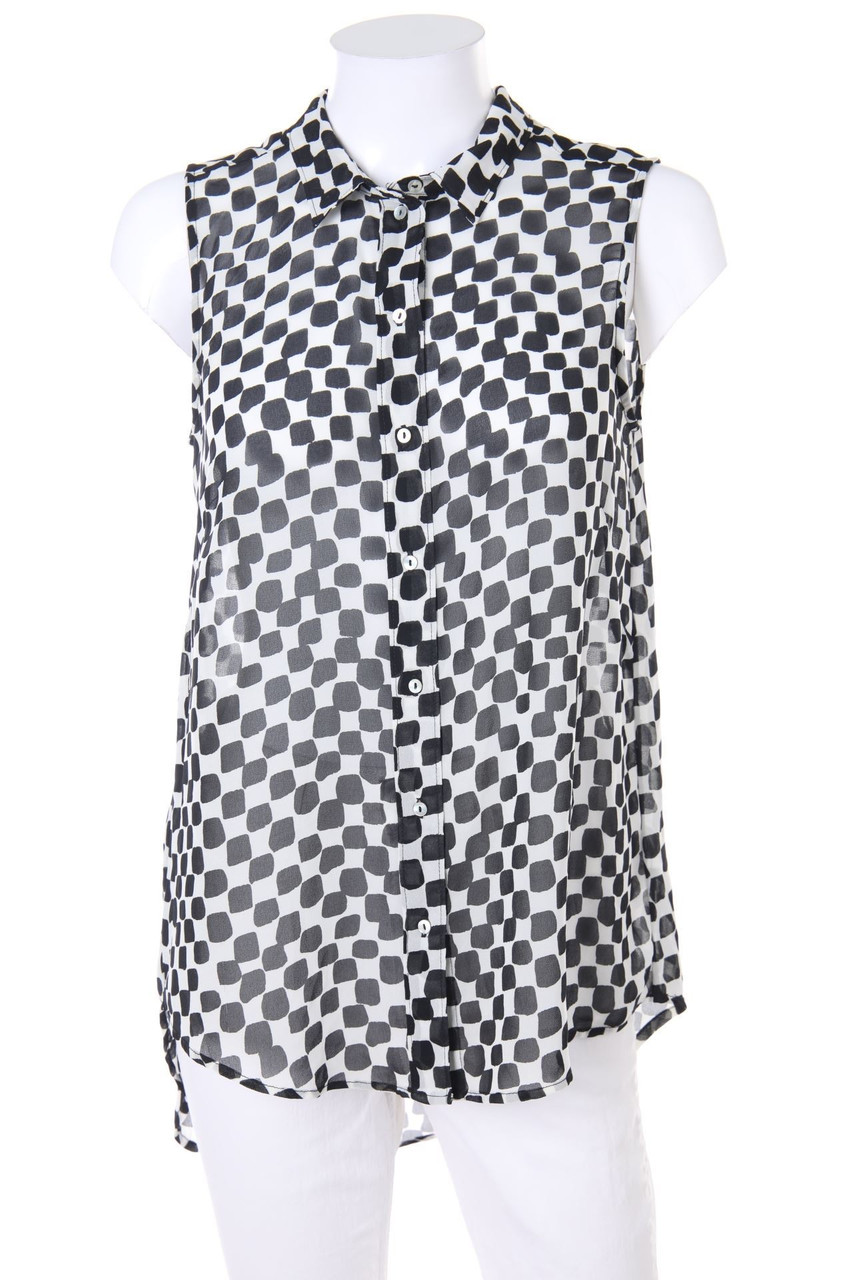 H&M - Blusentop mit Geo-Print - D 36