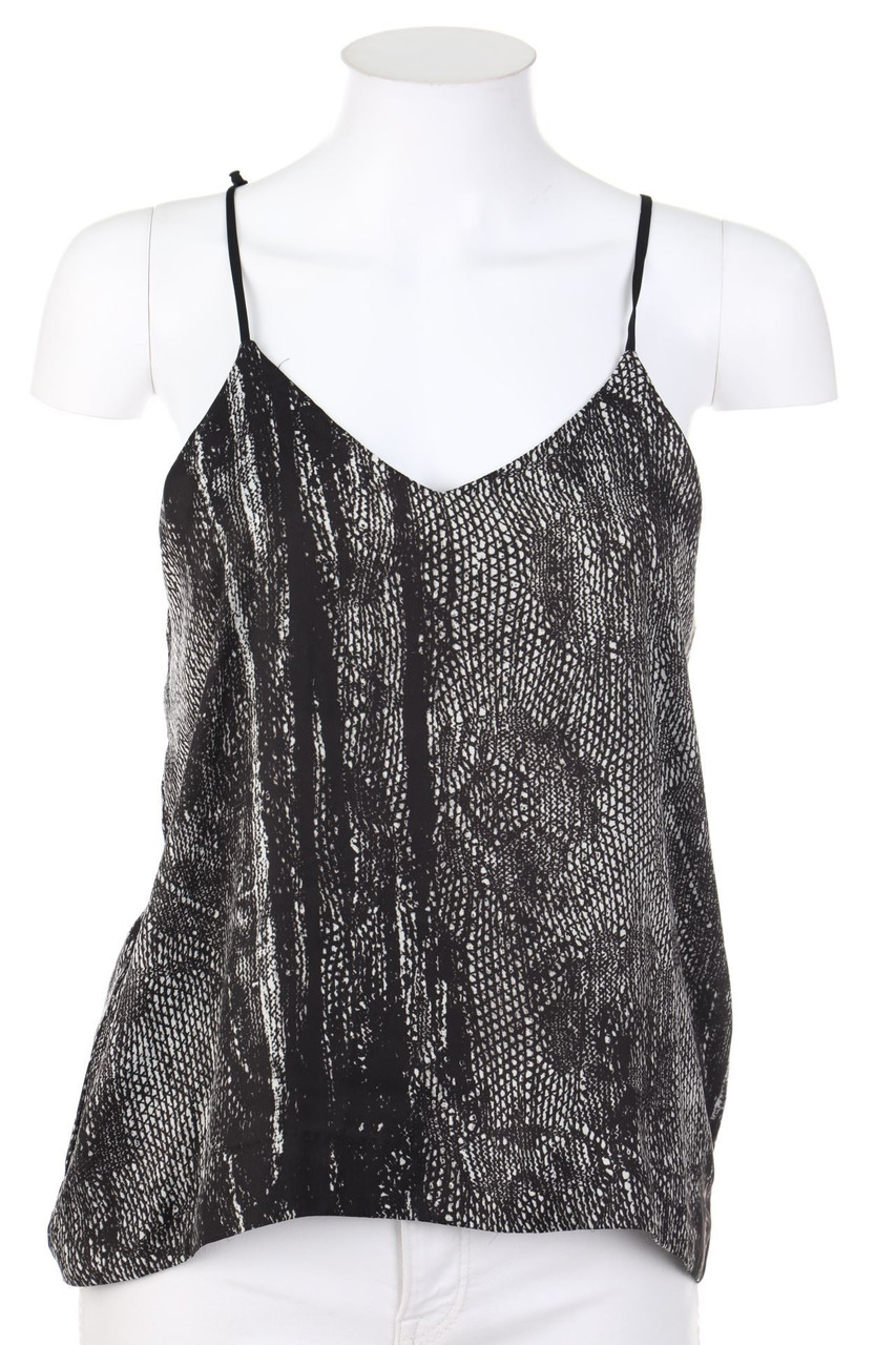 H&M CONSCIOUS - Blusentop mit Animal-Print - D 38