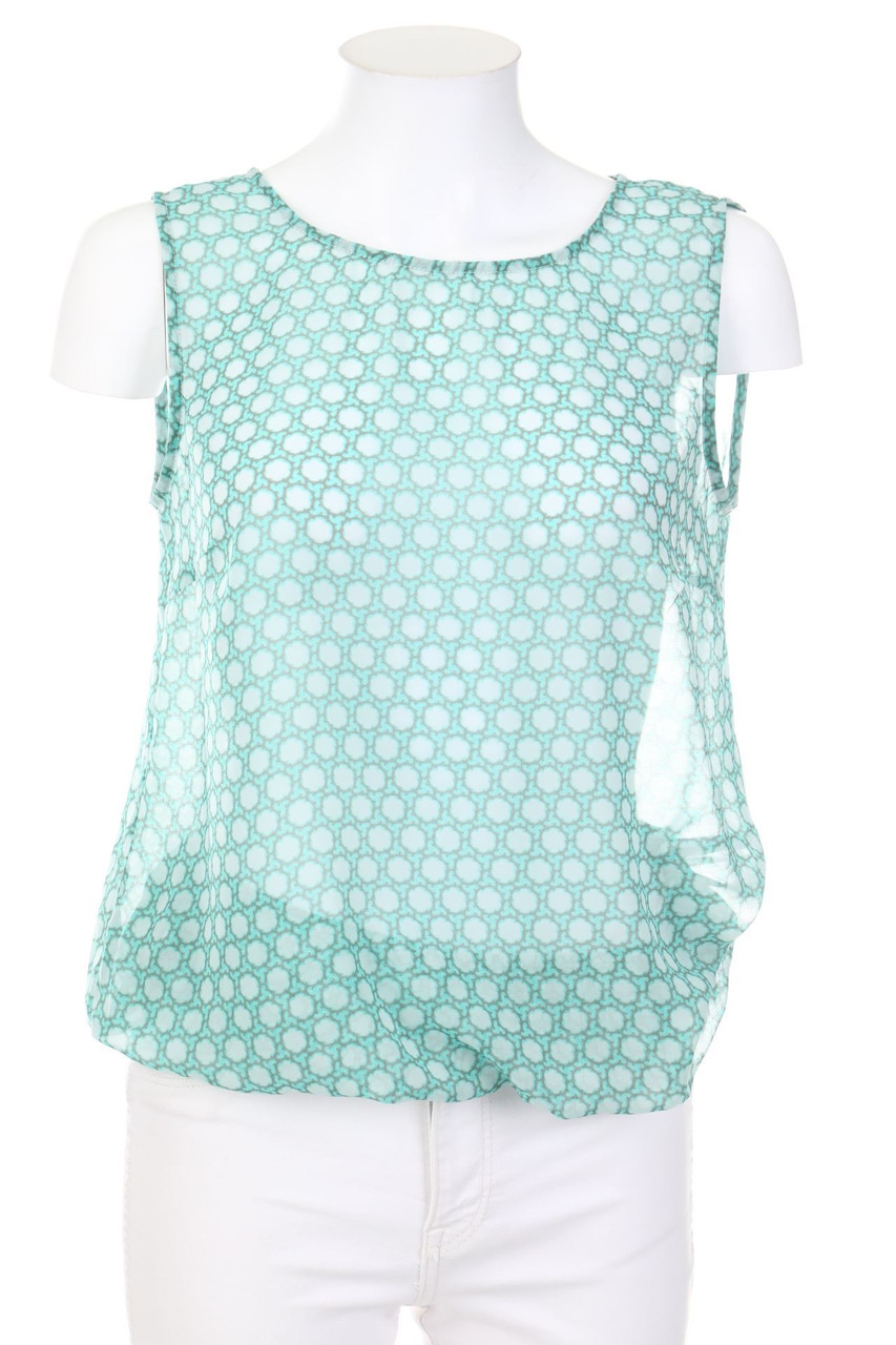 MORE & MORE - Chiffon-Blouse Top with Print - D 36