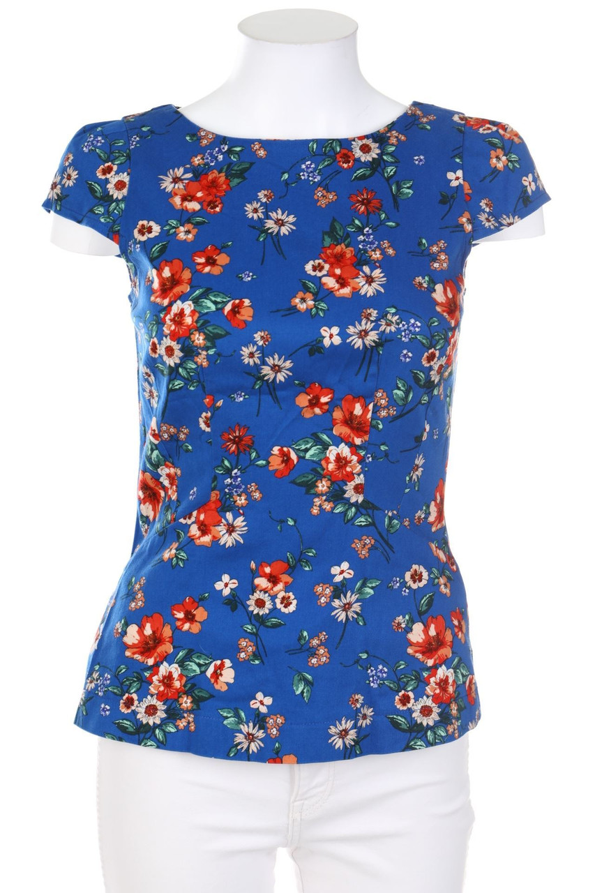 orsay - Shortsleeve Blouse with Flower Print - D 34