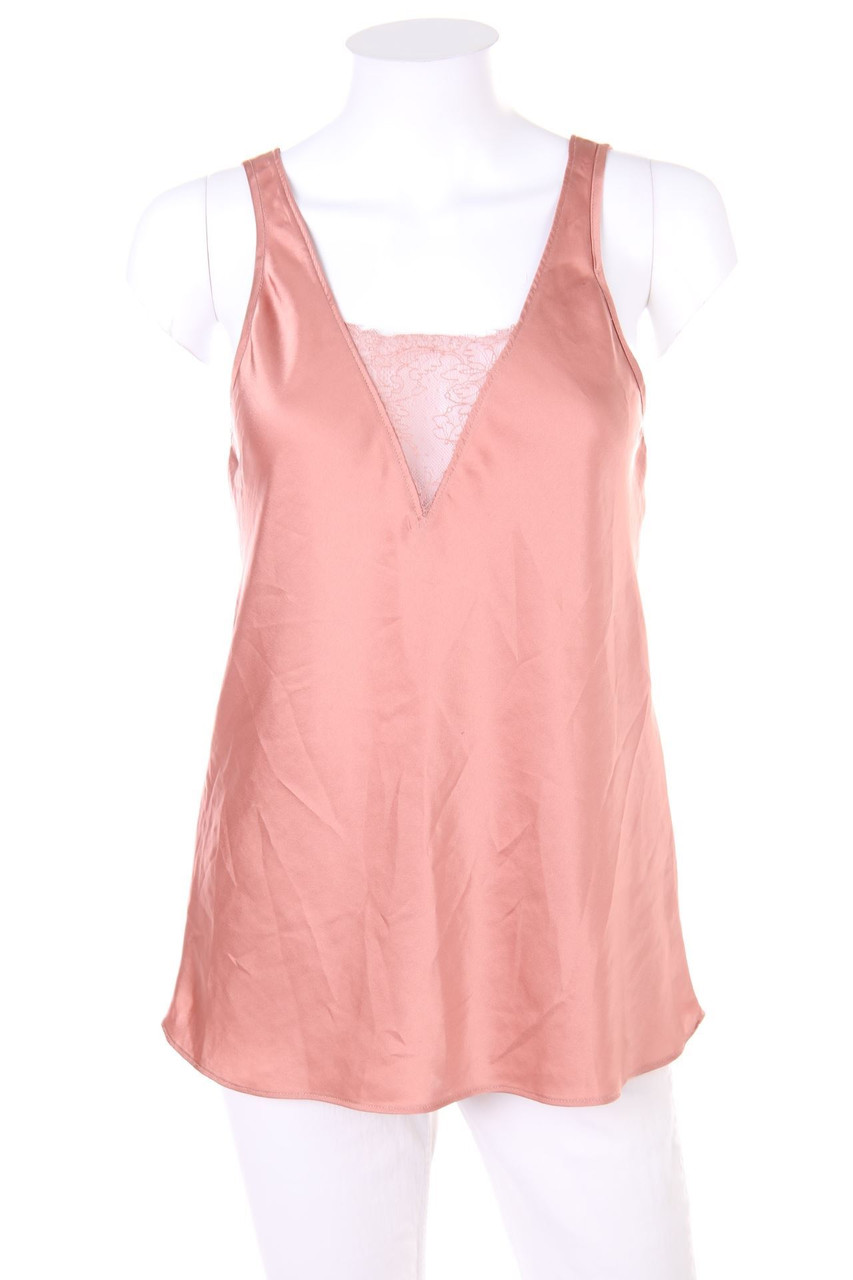 Etam - Blusentop mit Spitzen-Einsatz - S