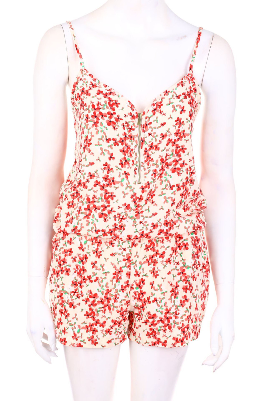 promod - Playsuit mit floralem Muster - S