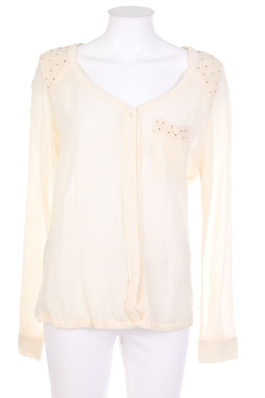 Heritage - Blouse with Pearls - L