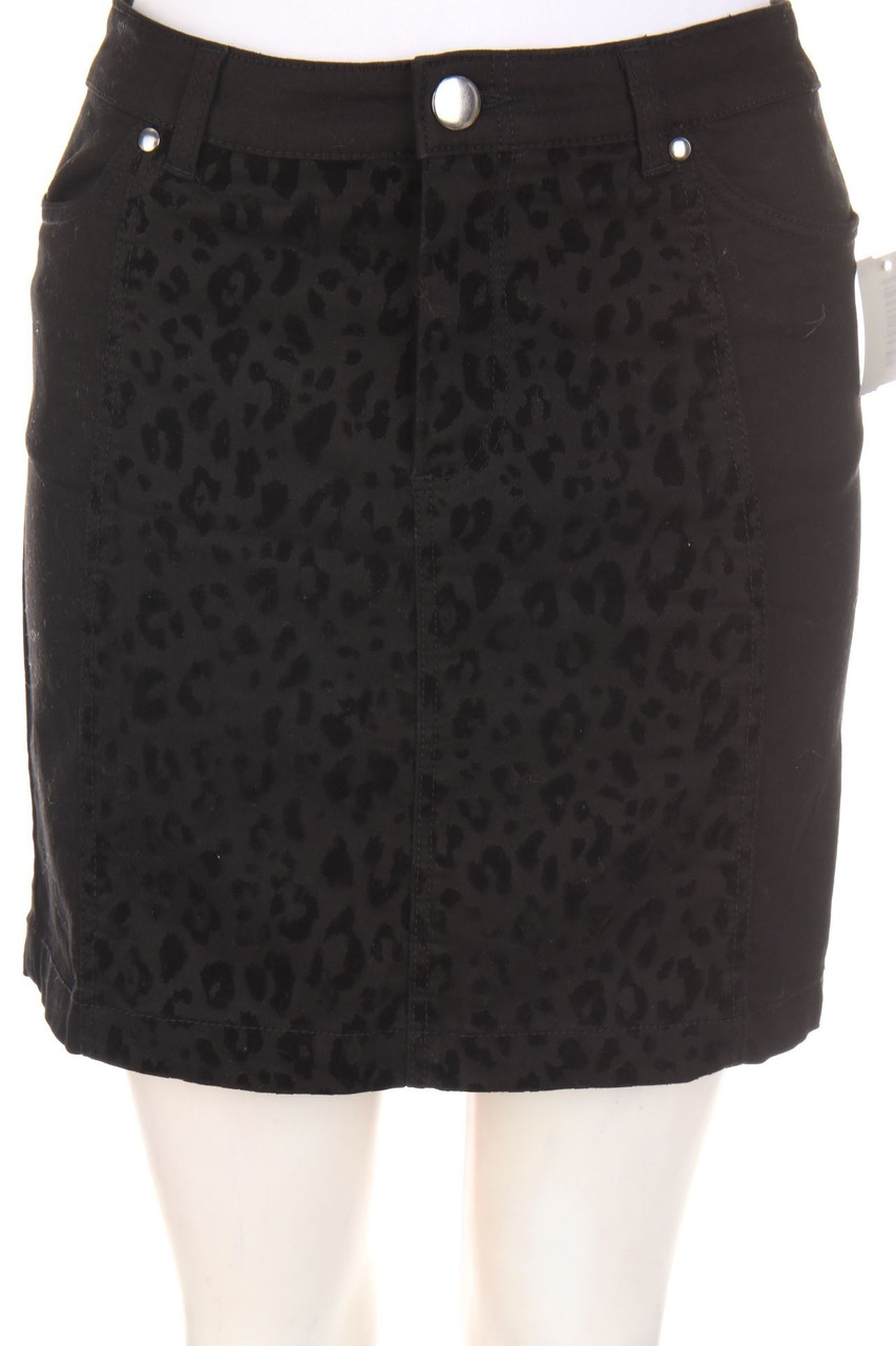 H&M - Mini-Jeansrock mit Animal-Print - D 36