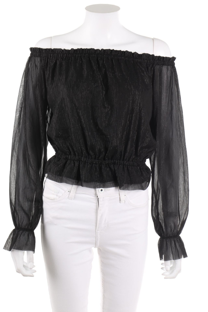 H&M - Carmen-Bluse mit Streifen - D 44