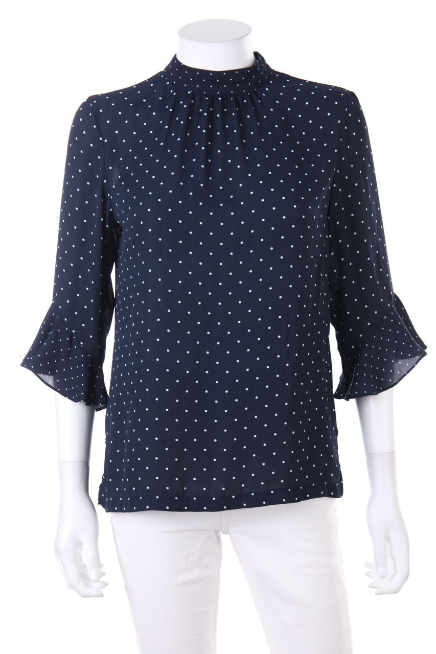 H&M - Polka Dot-Bluse mit 3/4-Ärmel - D 36