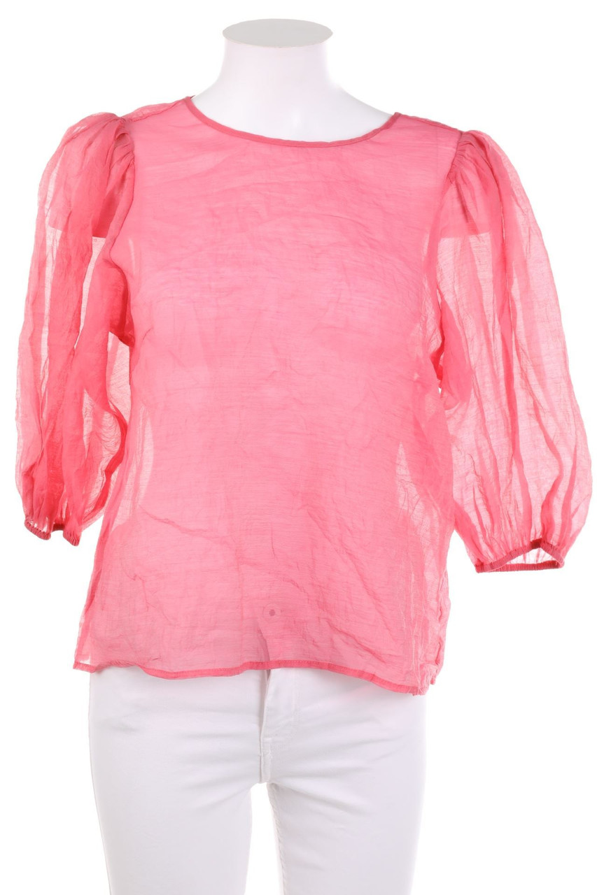 H&M - Bluse mit Puffärmeln - L