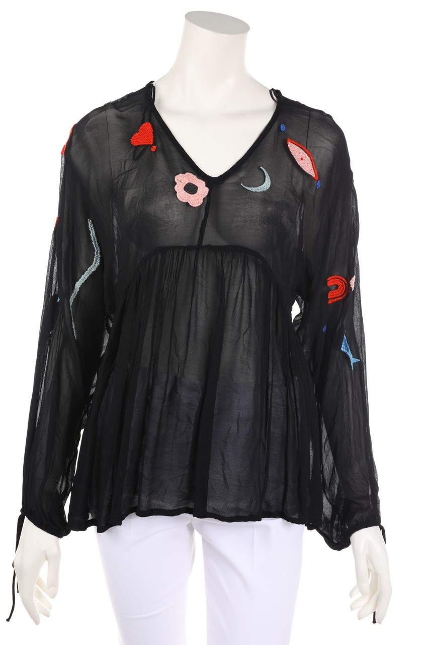 Me369 - Blouse with Embroideries - XS