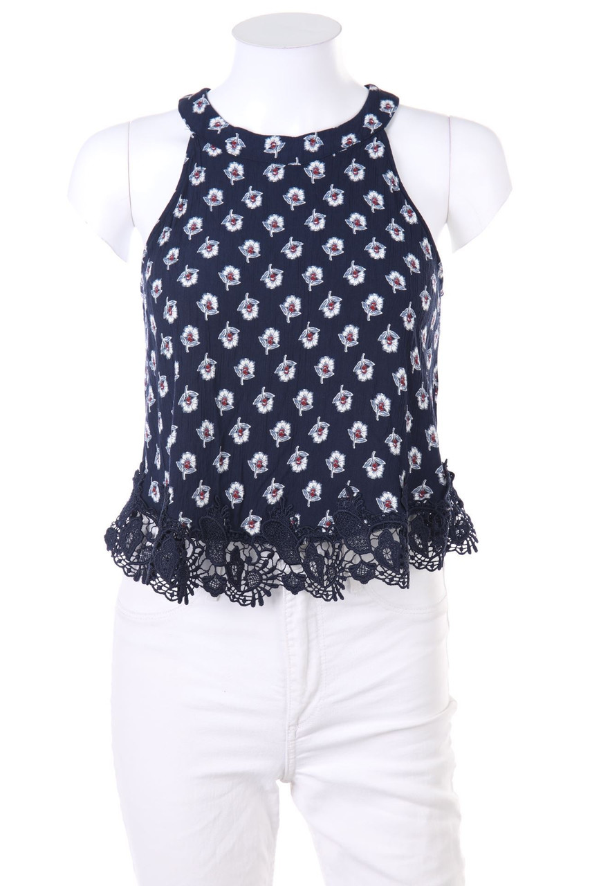 Abercrombie & Fitch - A-line Top with Flower Print - S