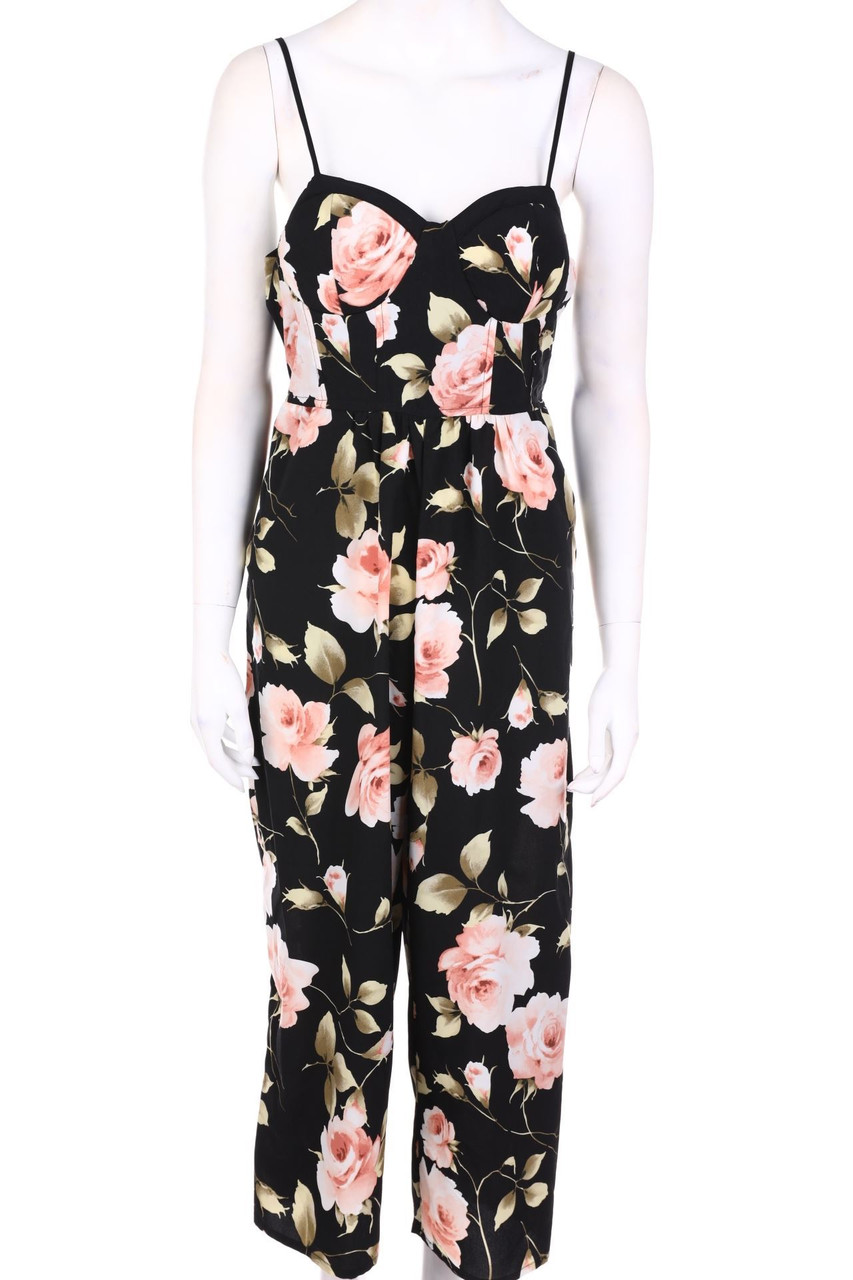 Hailys - Jumpsuit mit floralem Muster - XXL