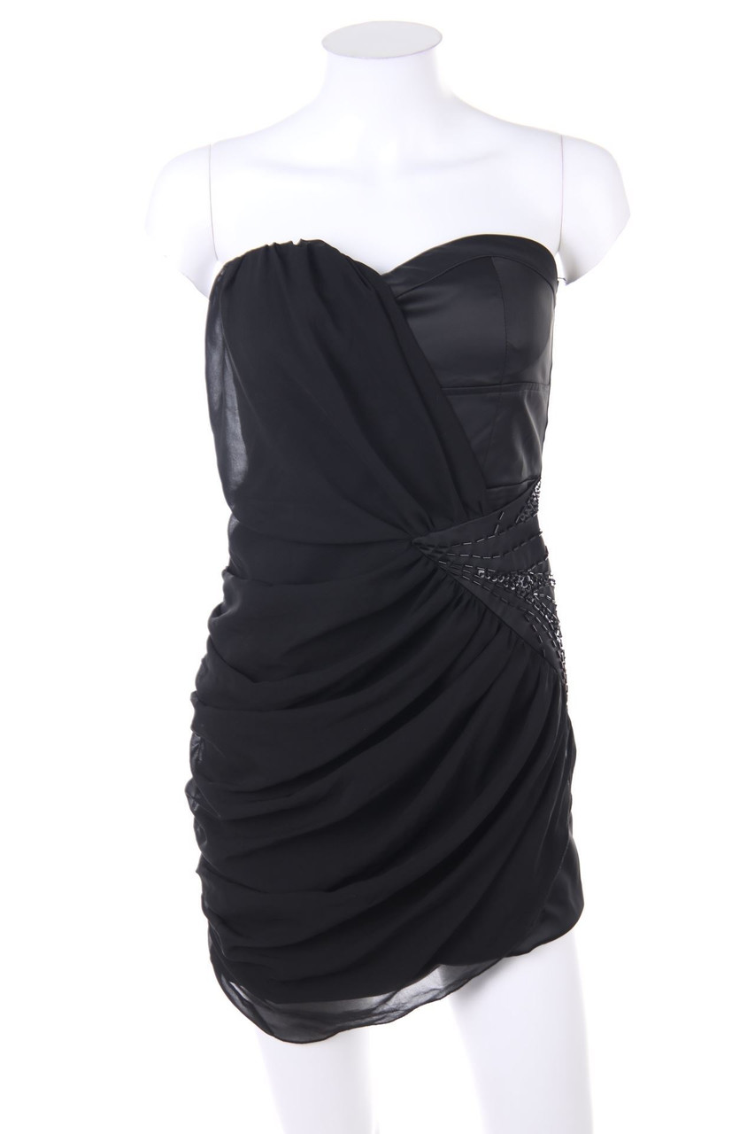 zebra - Bandeau-Dress with Sequins - S