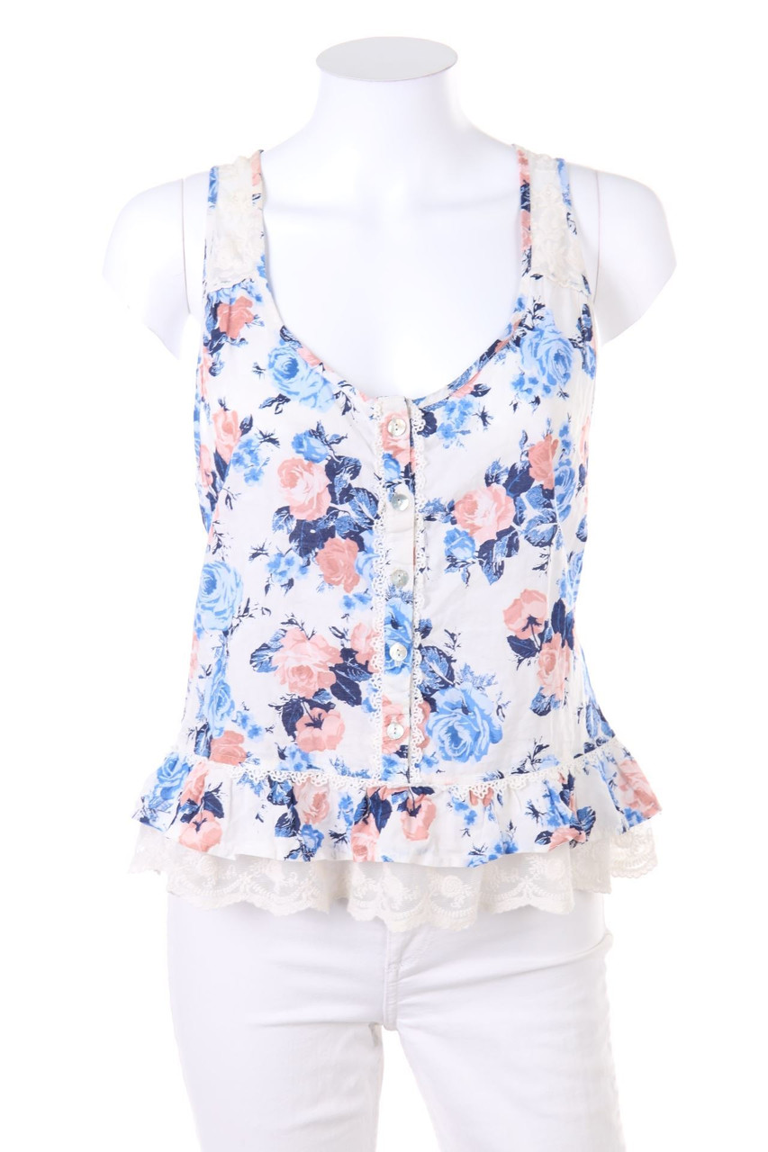 NEW LOOK - Blusentop mit Blumen-Print - D 34