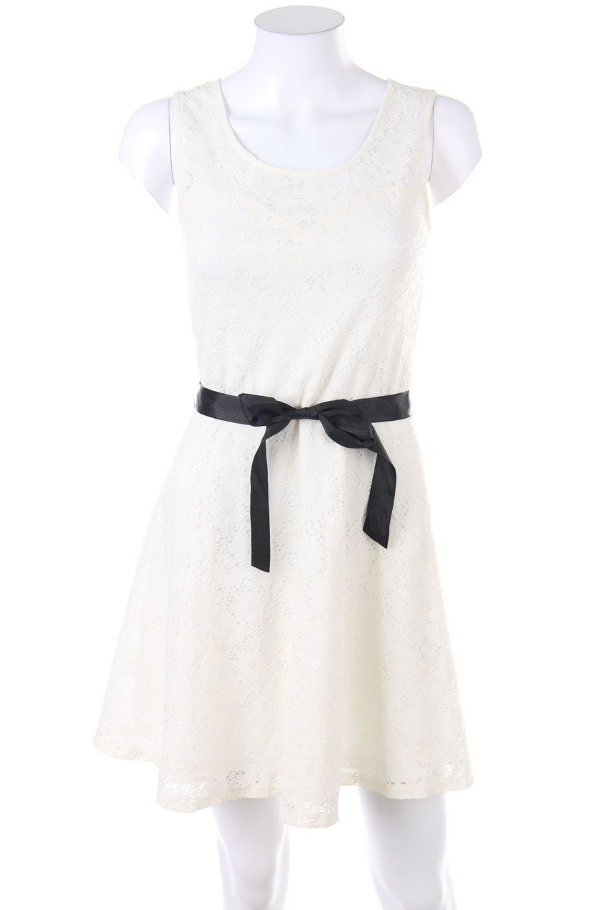 MORGAN - Lace-Party Dress with Belt - S