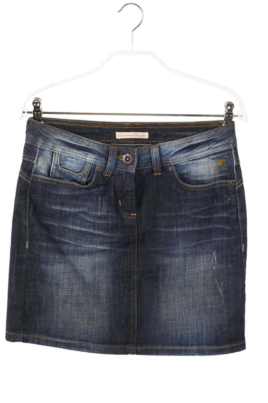 TOM TAILOR Denim - distressed Mini-Jeansrock - S