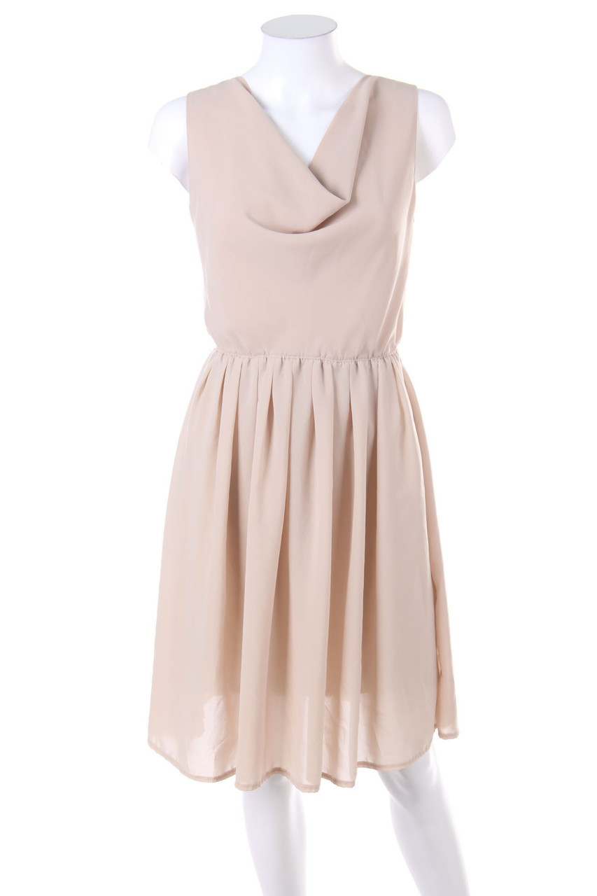 orsay - Pleated Cocktail Dress with Cowl Neck - D 34