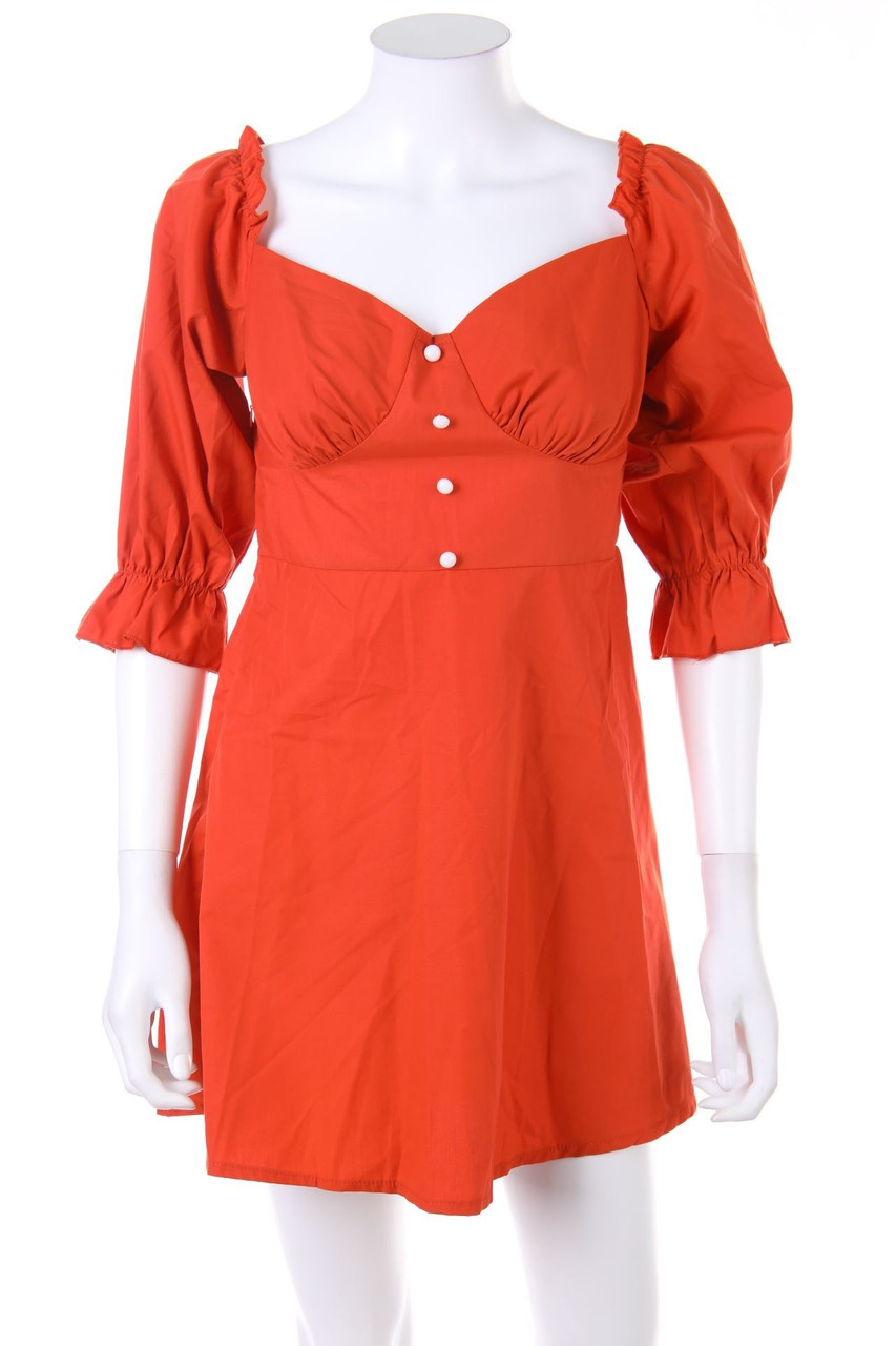 ZAFUL - Mini Dress with Puffy Sleeves - D 36