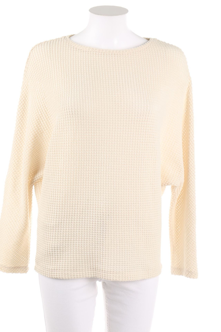 OPUS - Strick-Pullover mit Batwing-Ärmeln - D 36