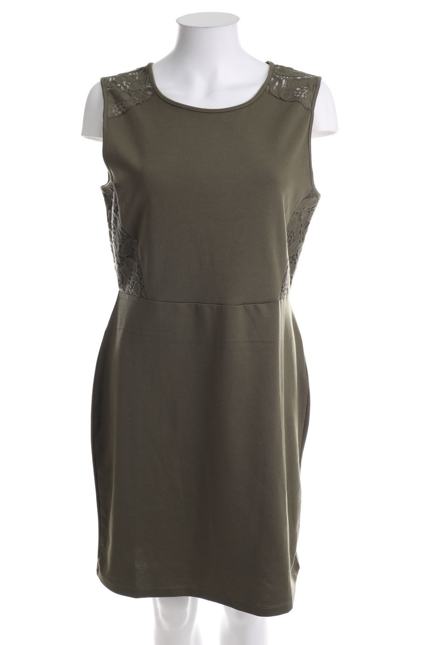 H&M - Party-Kleid mit Spitzen-Einsatz - L