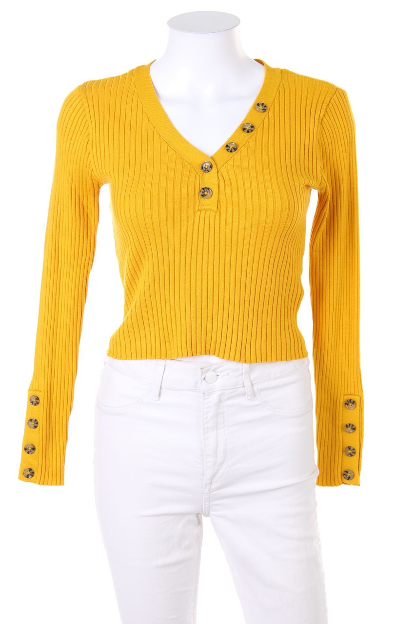 H&M DIVIDED - Cropped-Strick-Pullover - S