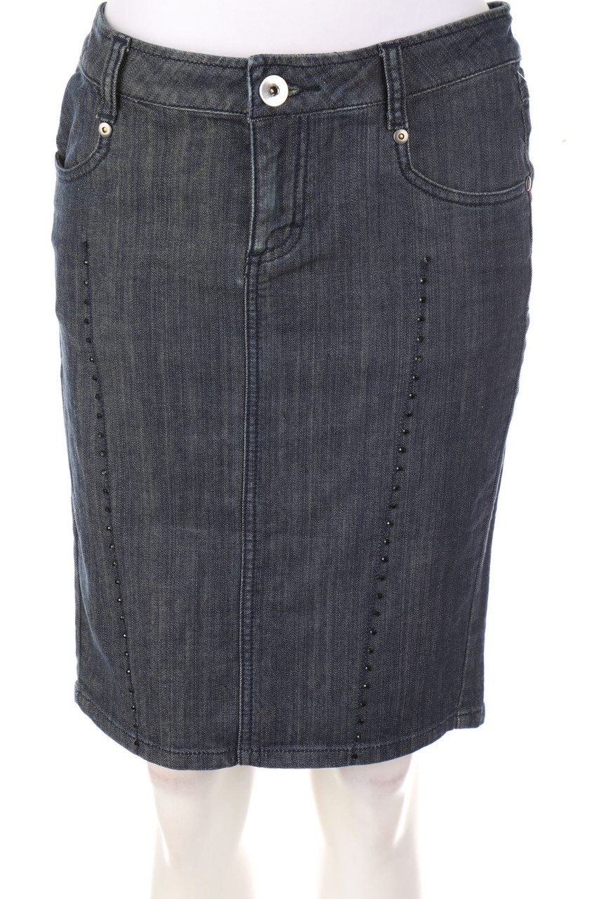 TOUT FEU TOUT FEMME - Mini-Jeansrock mit Strass-Steinen - M