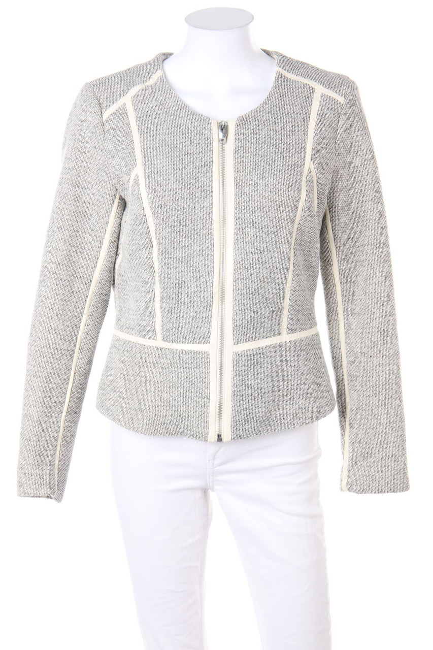 H&M - Jacke mit Kunstleder-Details - D 40