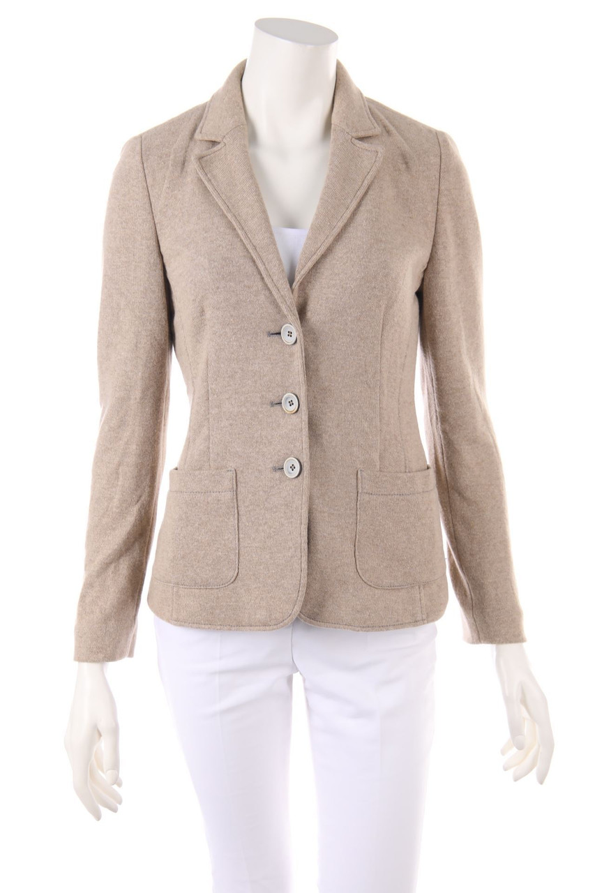 CLEMENT - Knit-Blazer With Revers Collar with Patch Pockets - D 34