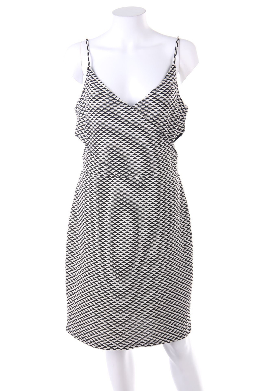 H&M - Muster-Abendkleid mit Cut-outs - L