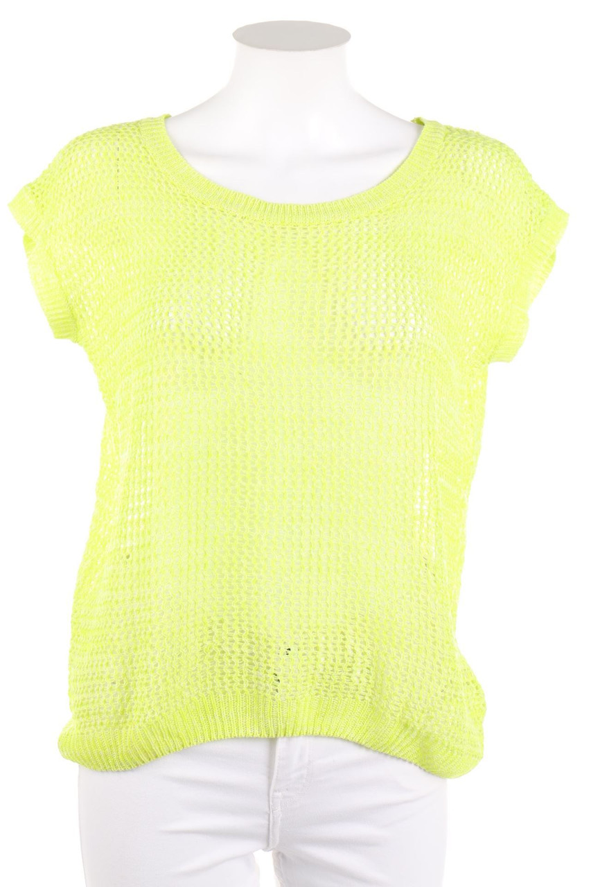 Ohne Label - Strick-Pullover aus Lochstrick - S