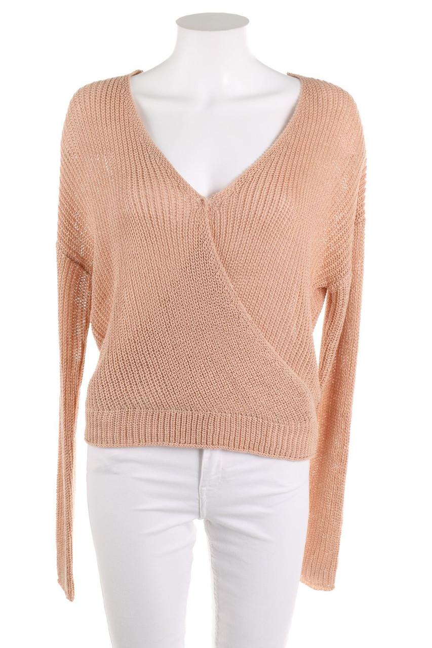 BIK BOK - Strick-Pullover in Wickel-Optik - XS