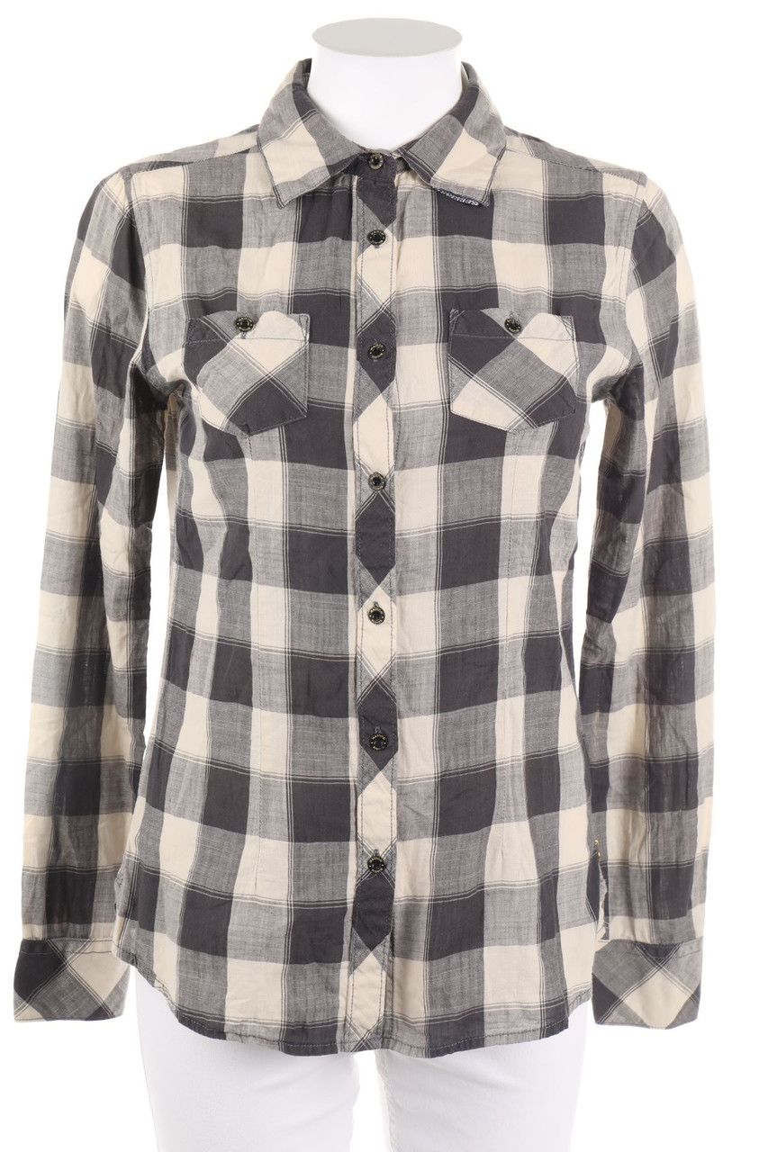 MAISON SCOTCH - Hemd-Bluse mit Karo-Muster - D 36