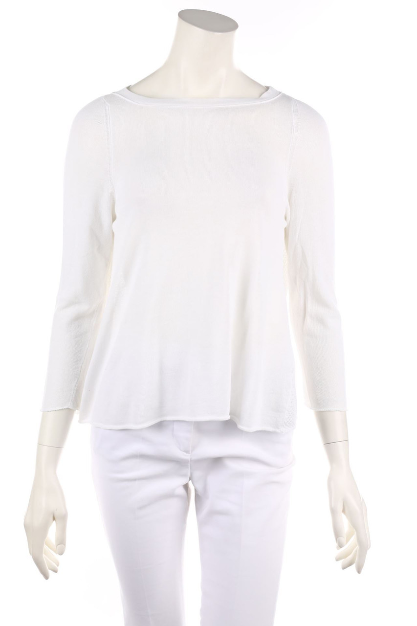 TORTONA 21 - Strick-Pullover mit Lochstrick-Details - M