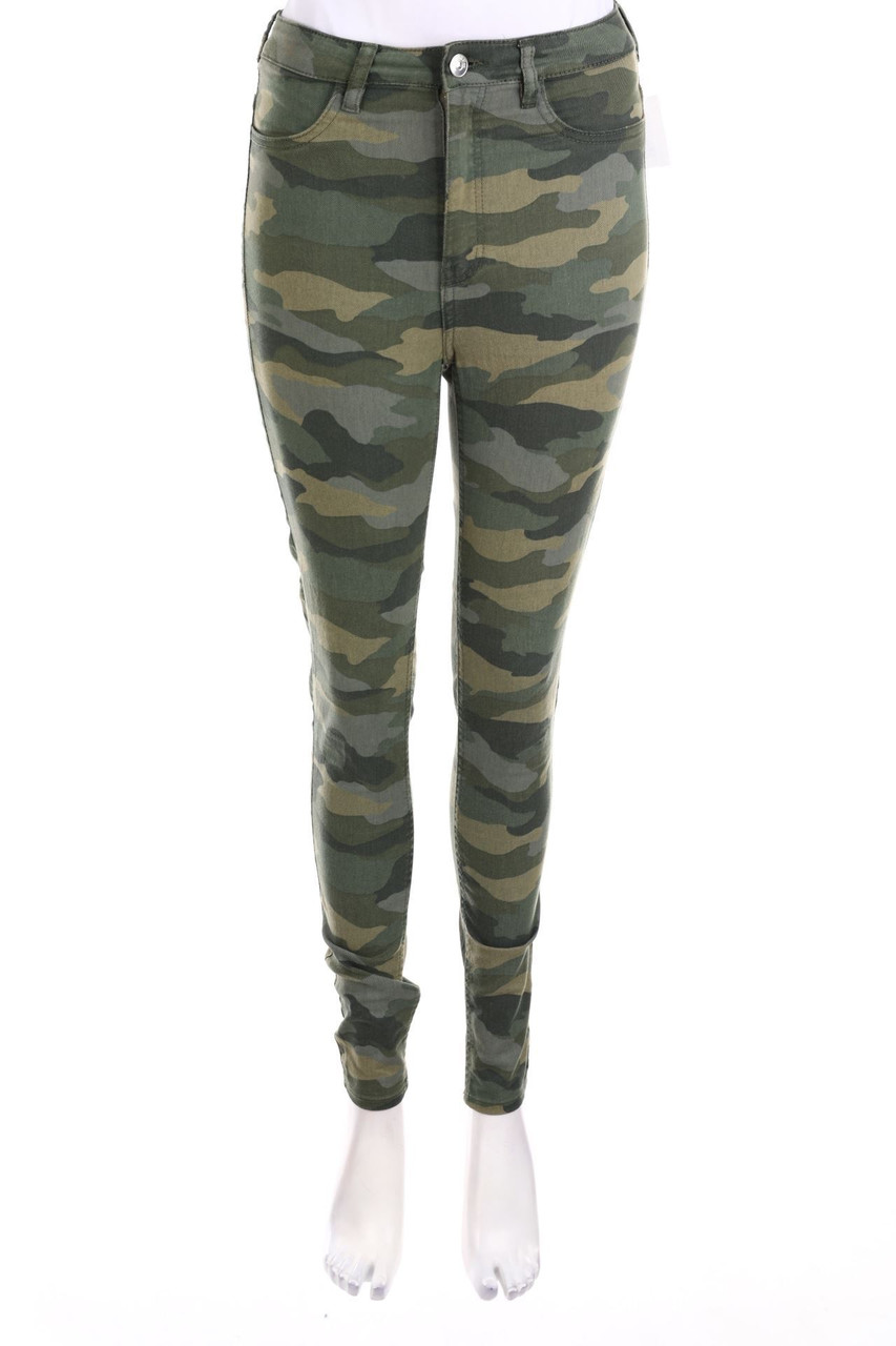 H&M DIVIDED - Camouflage-Skinny Jeggings - D 36