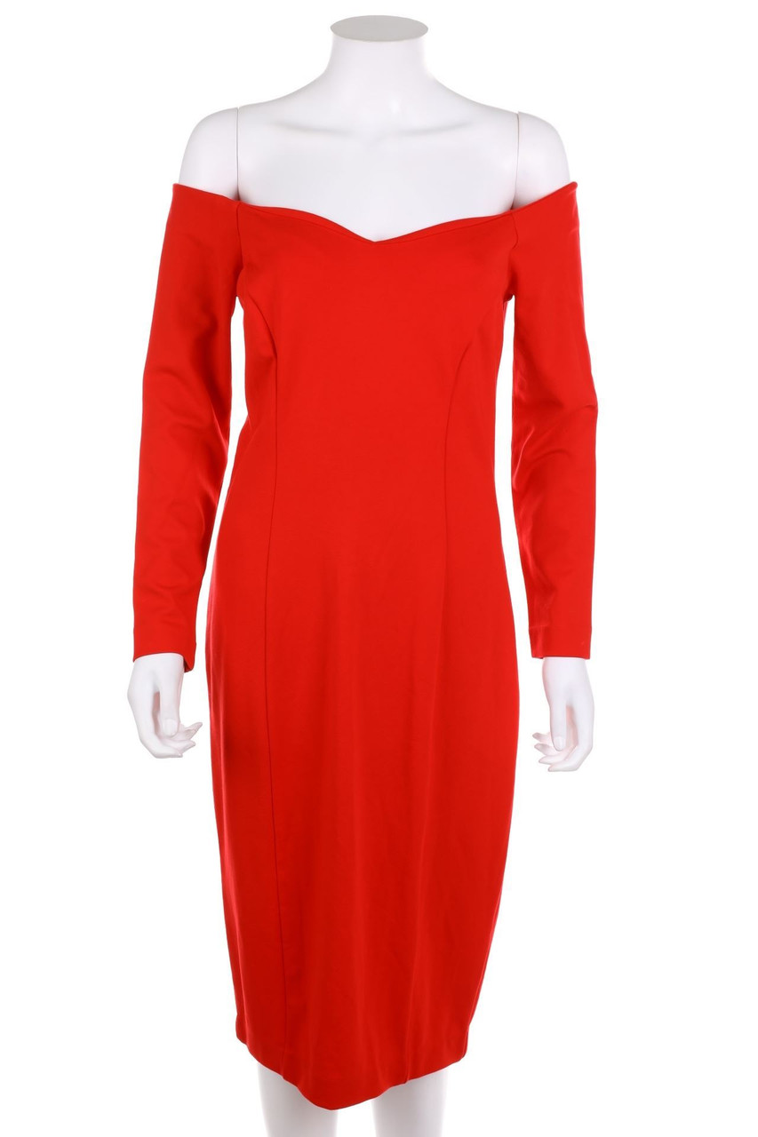 V BY VERY - Carmen-Kleid mit 7/8-Ärmel - D 38