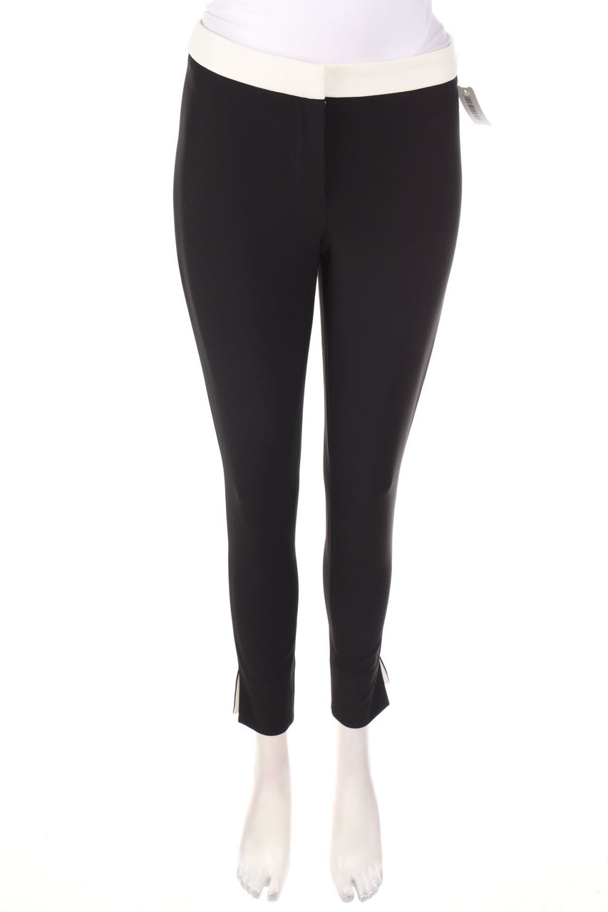 Ohne Label - Two Tone-Skinny-Hose mit Schlitz - S