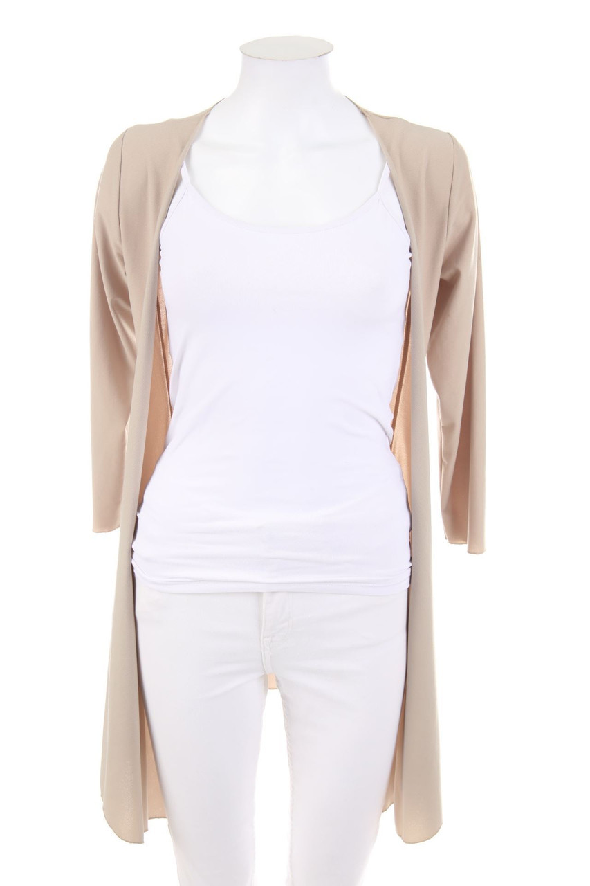 RINASCIMENTO - Jersey-Cardigan mit asymmetrischem Schnitt - M