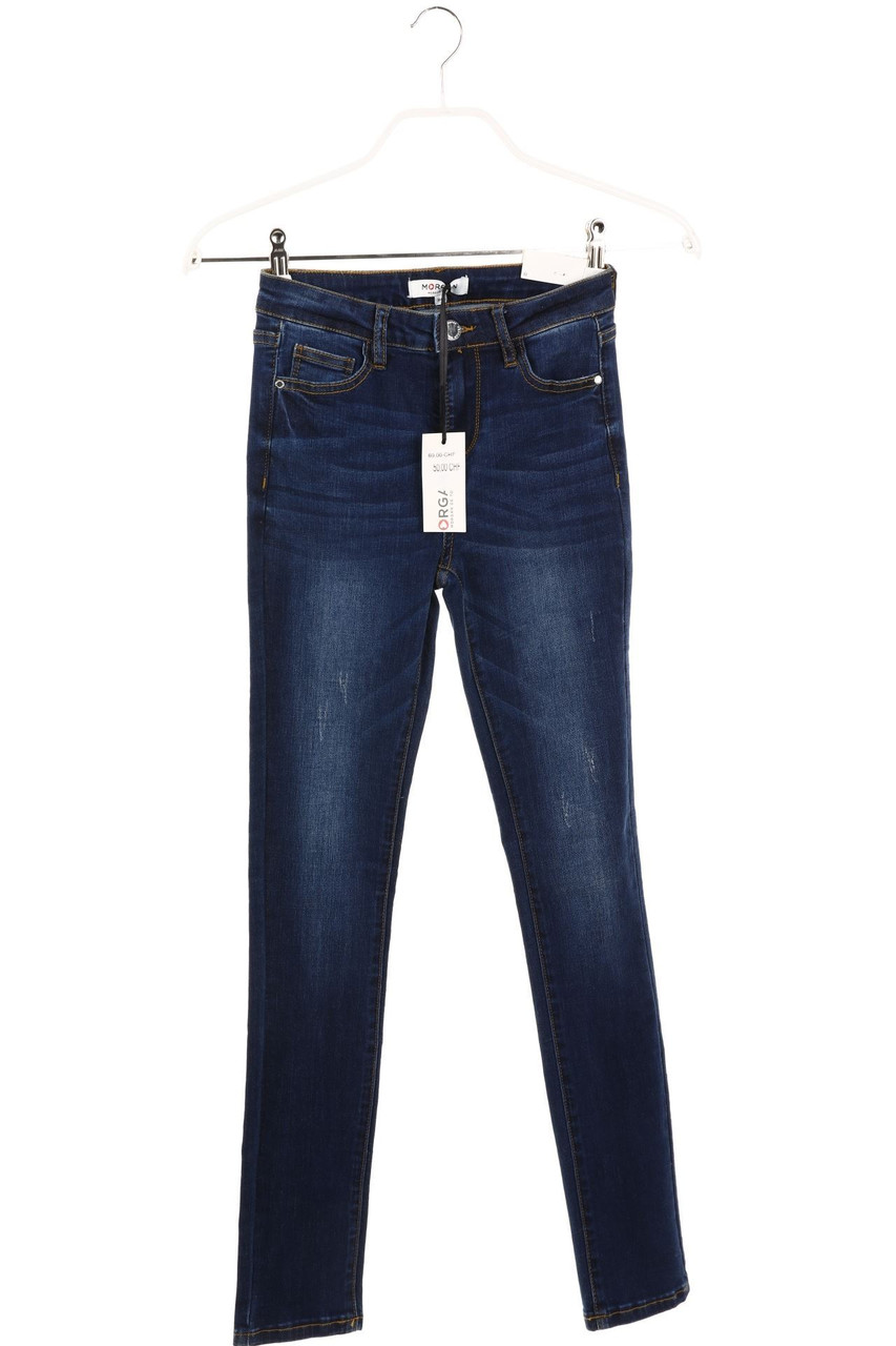 MORGAN - High Waist-Distressed Straight Cut Jeans - D 32