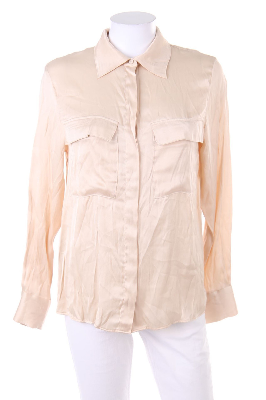 MANGO SUIT - Hemd-Bluse mit aufgesetzten Taschen - S