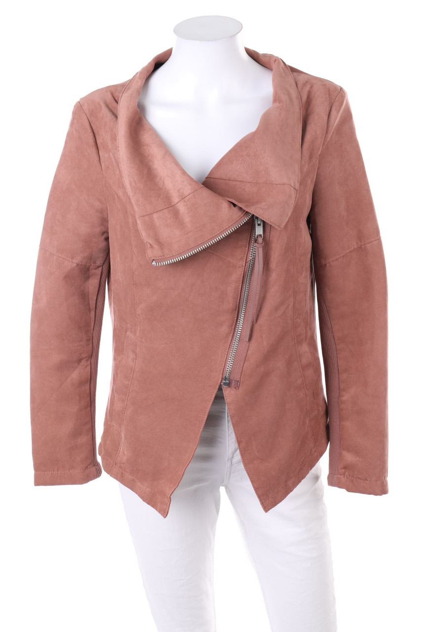 H&M DIVIDED - Kunstlederjacke mit asymmetrischem Schnitt - D 40