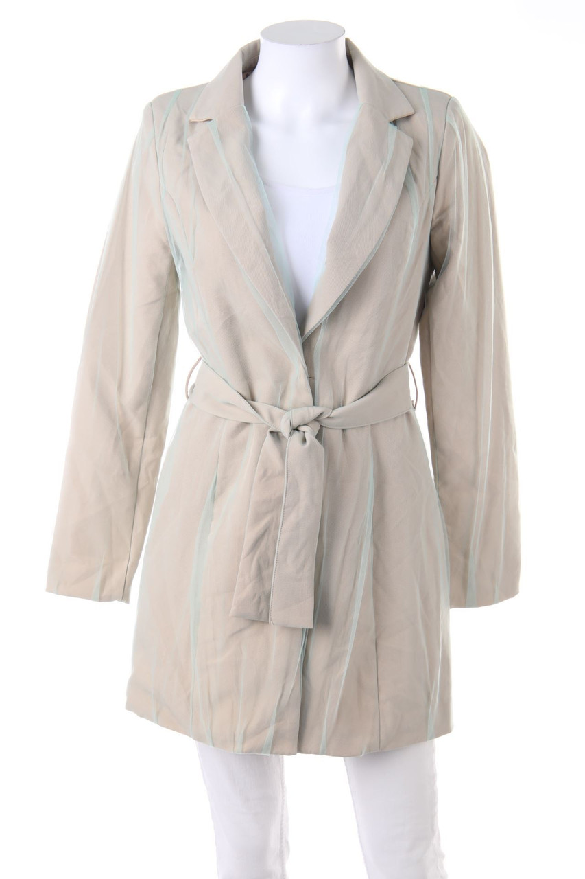 MISSGUIDED - Trenchcoat with Mesh Insert - D 34