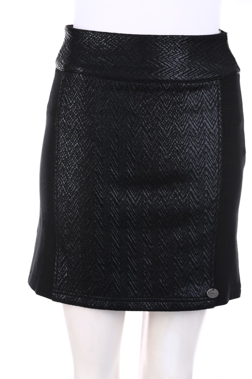 Et compagnie - faux leather mini-skirt with Glitter - D 34