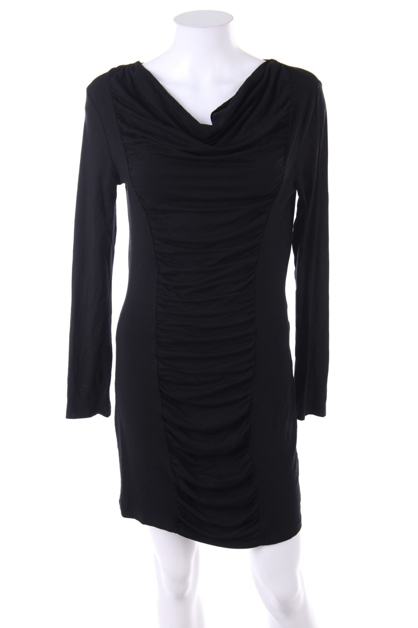 ANNA FIELD - Mini Dress, Jersey with Cowl Neck - D 38