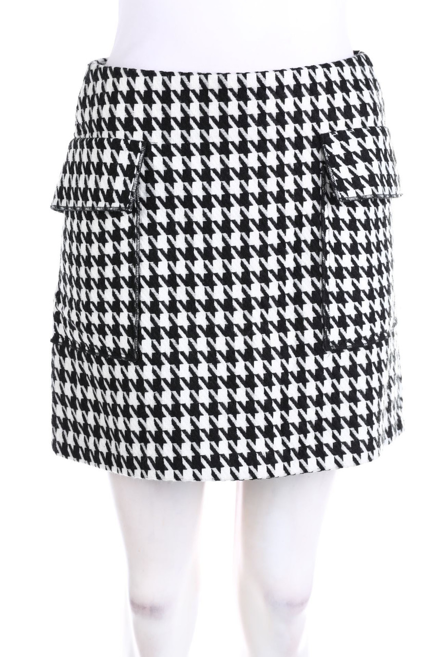 MANGO - Minirock mit Karo-Muster - XS