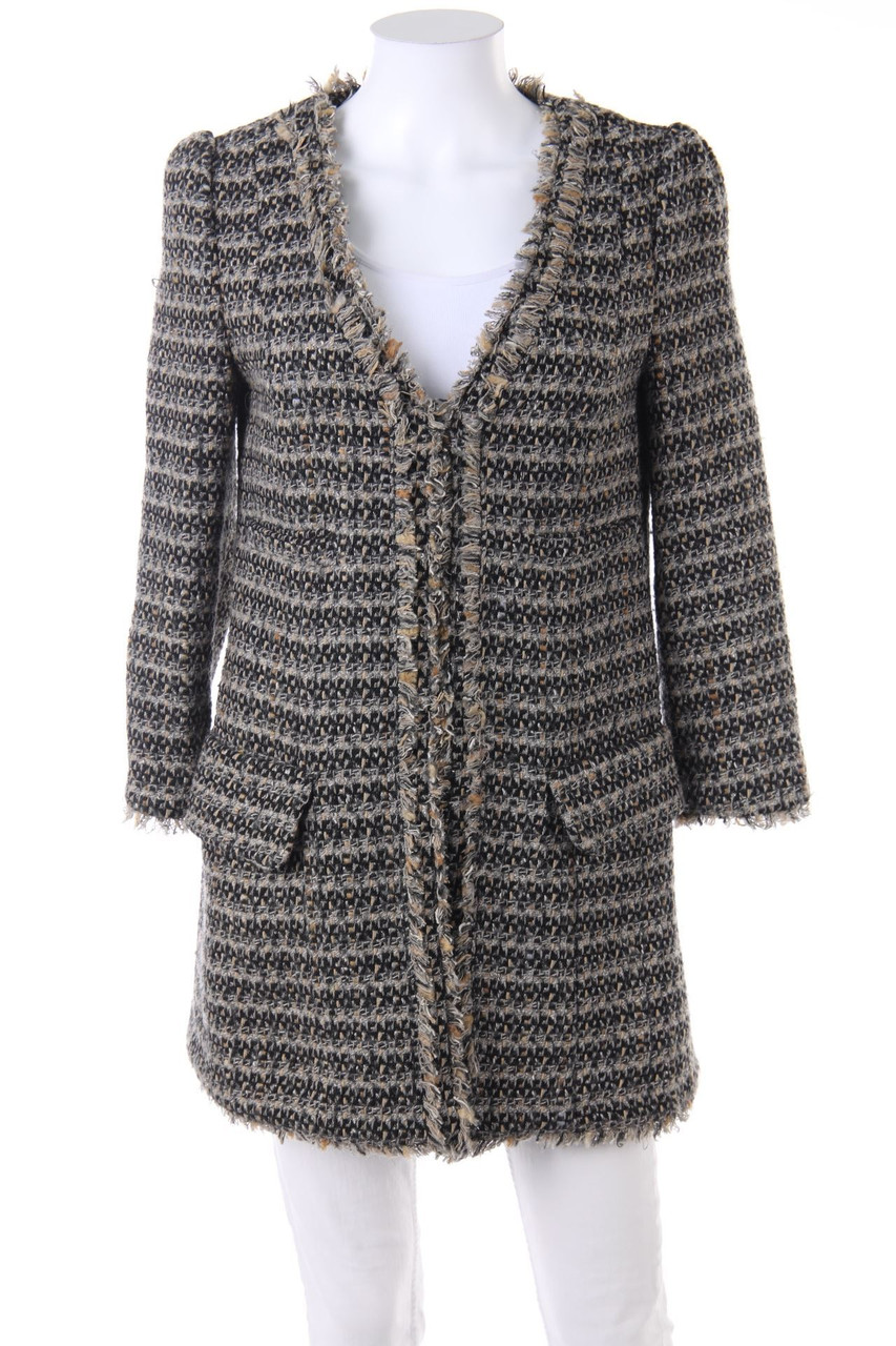 MANGO - Bouclé Coat with wool - S