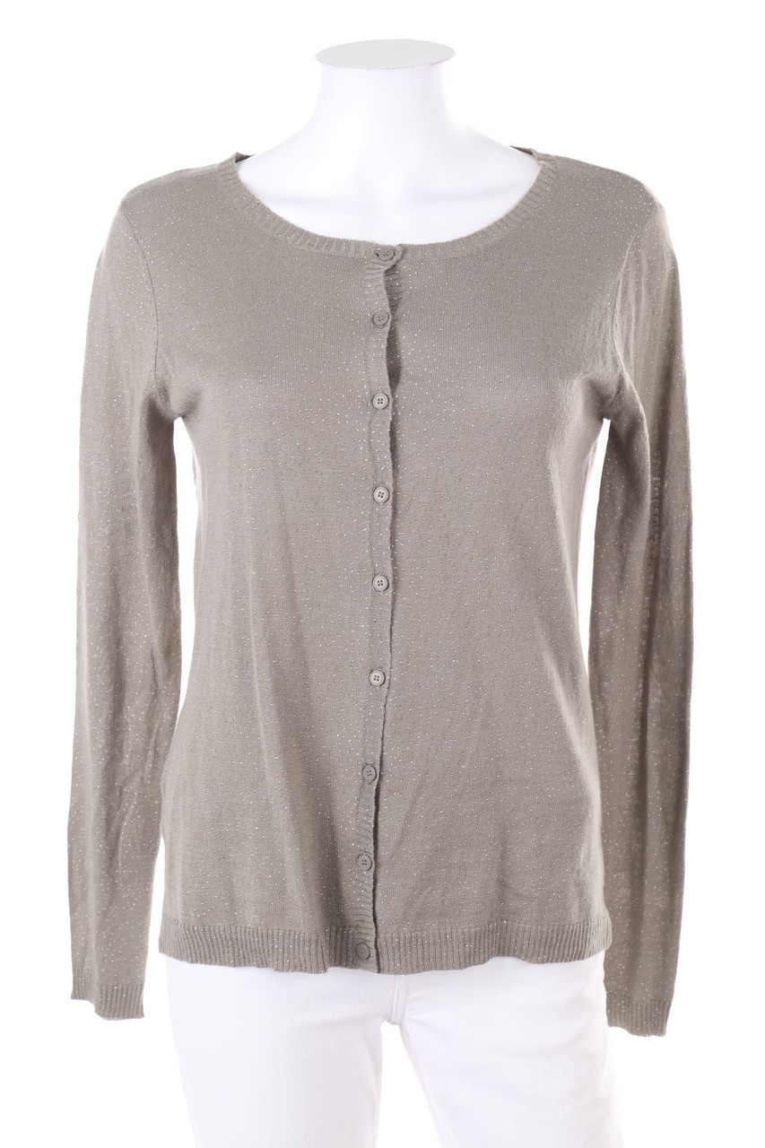 MANGO - Print-Cardigan mit Metallic-Effekt - S