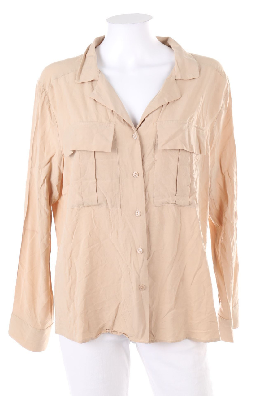 AMISU - Bluse mit aufgesetzten Taschen - XL