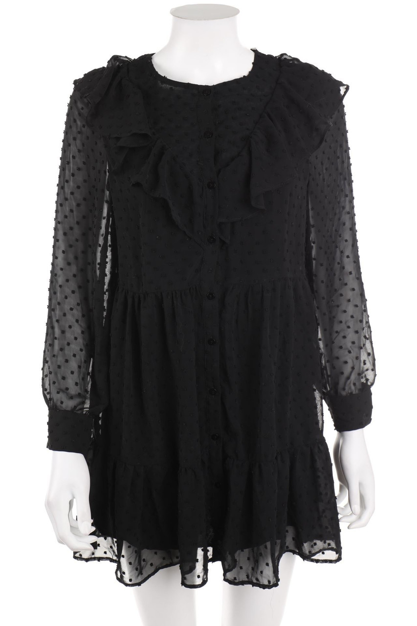 ZARA - dress with Dots with Volants - S